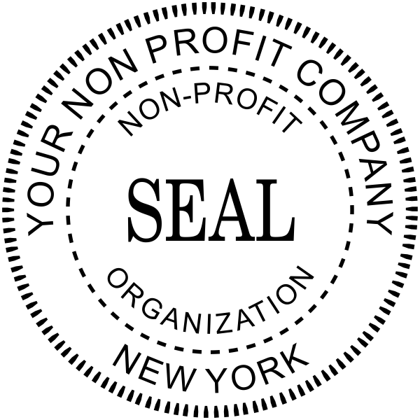 NonProfit Organization Seal Stamp Simply Stamps