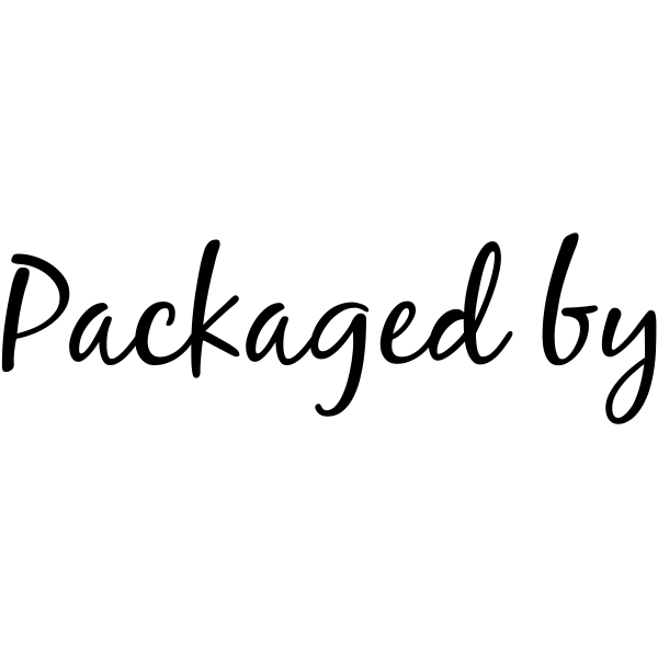 Packaged By Cursive Packaging Stamp - Simply Stamps