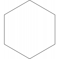 Blank Hexagon Journal Stamp Simply Stamps