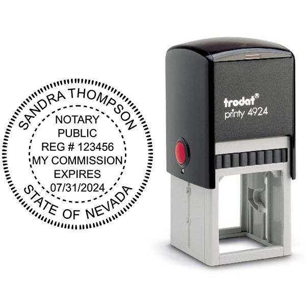 Nevada Notary Round Seal Stamp - Simply Stamps